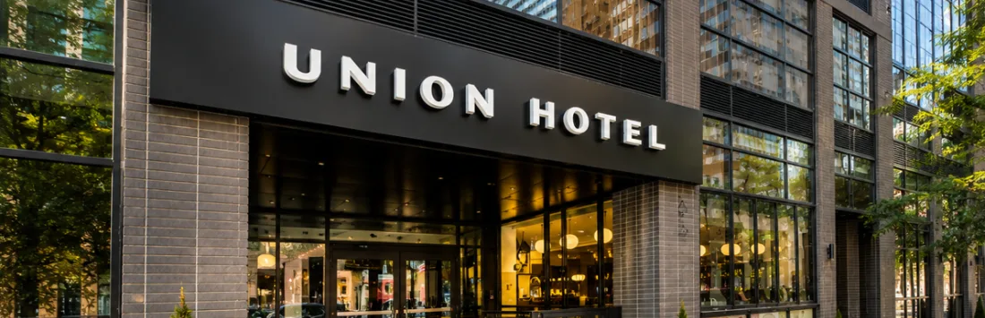 Union Hotel Exterior Banner
