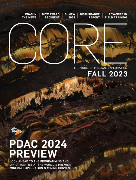 CORE Magazine Fall 2023 PDAC Cover