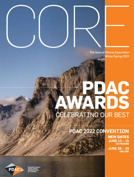 CORE Magazine Winter-Spring 2022 PDAC Cover