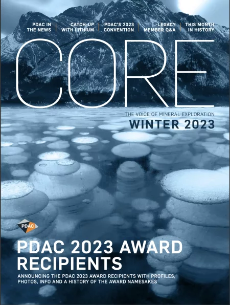 CORE Magazine Winter 2023 PDAC Cover