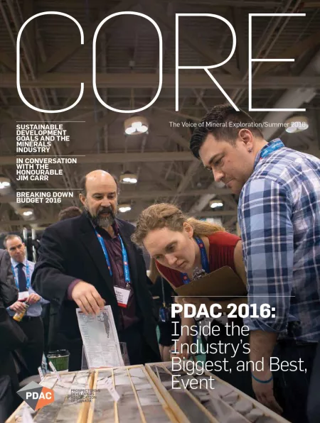 CORE Magazine Summer 2016 PDAC Cover