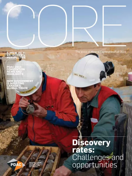 CORE Magazine Fall 2014 PDAC Cover