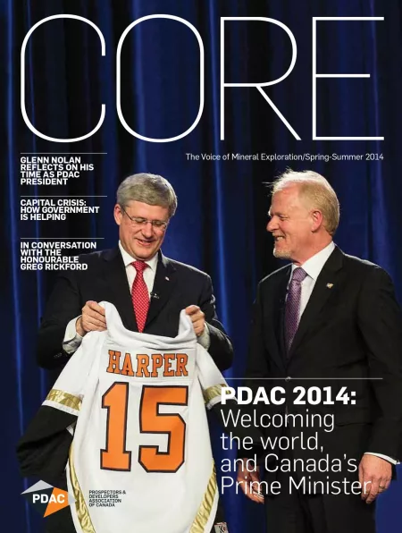 CORE Magazine Spring Summer 2014 PDAC Cover