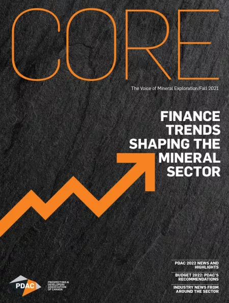 CORE Magazine Fall 2021 PDAC Cover