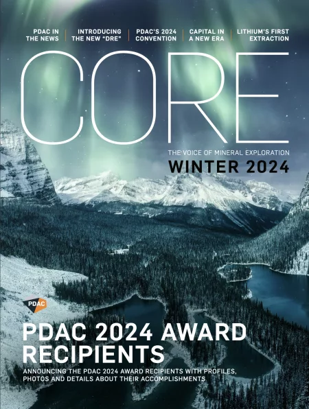 CORE Magazine Winter 2024 PDAC Cover