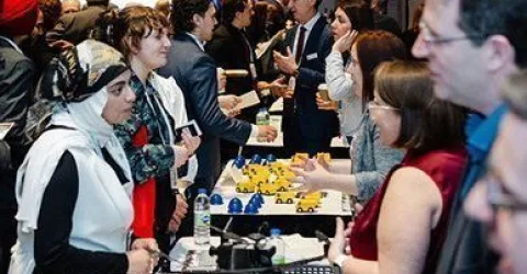 Student industry mixer small banner