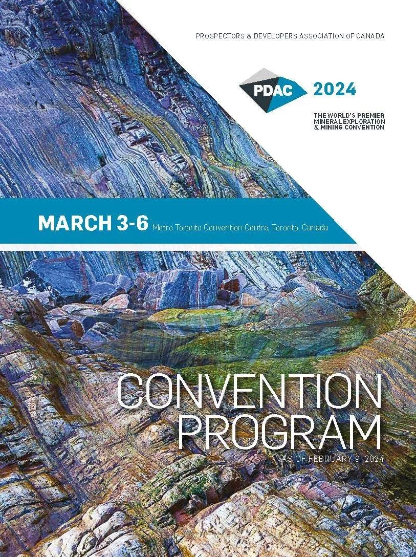 Cover pdac 24 convention program