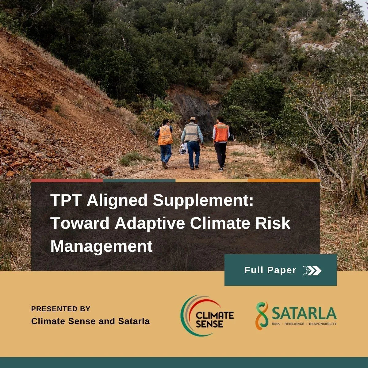 Webinar From Disclosure to Action: Building Climate Resilience in Mining